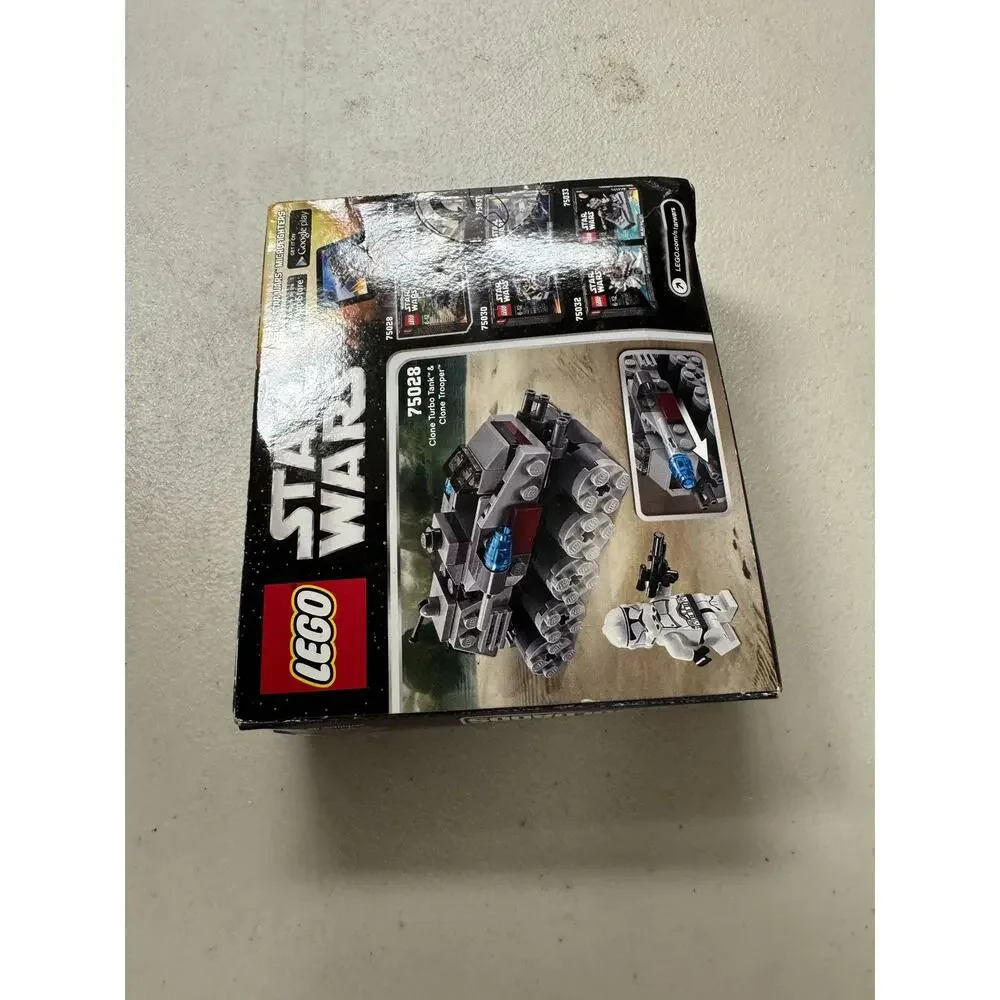 LEGO Star Wars 75028 Clone Turbo Tank Microfighters Set Sealed Worn Box